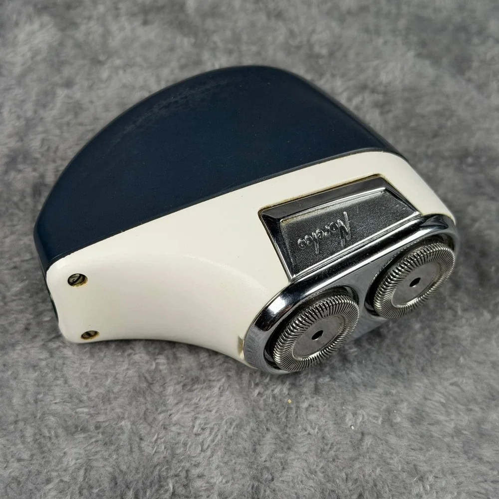 Vintage Norelco Speedshaver SC 7860 Floating Heads Electric Razor Case‎ No Cord